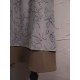 氣質雪紡印花拼布連身裙 (咖啡/姜黃/黑   3色)
